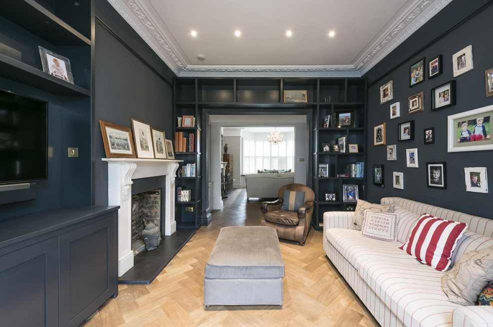 Лондонский стиль гостиной