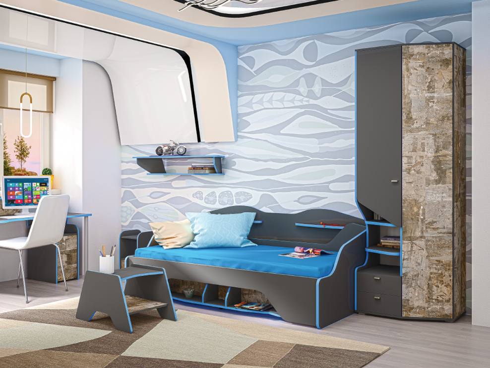 Шкаф mobi индиго 10.19