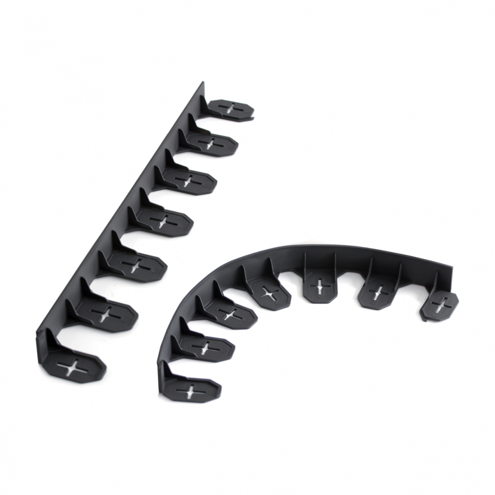 Бордюр "лента", черный СИБРТЕХ