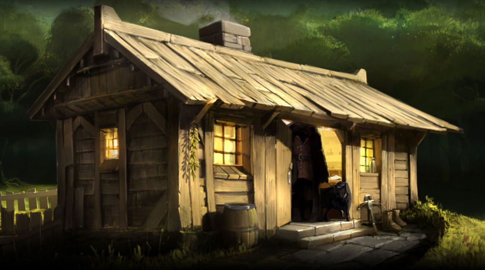 Хижина Хагрида арт