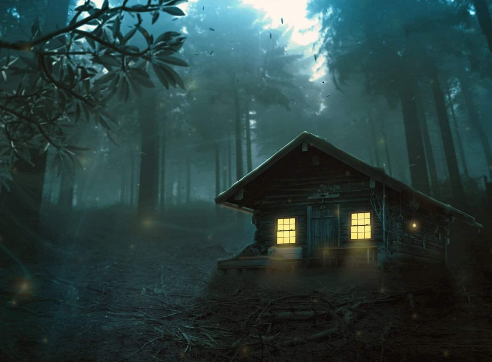 Избушка в лесу