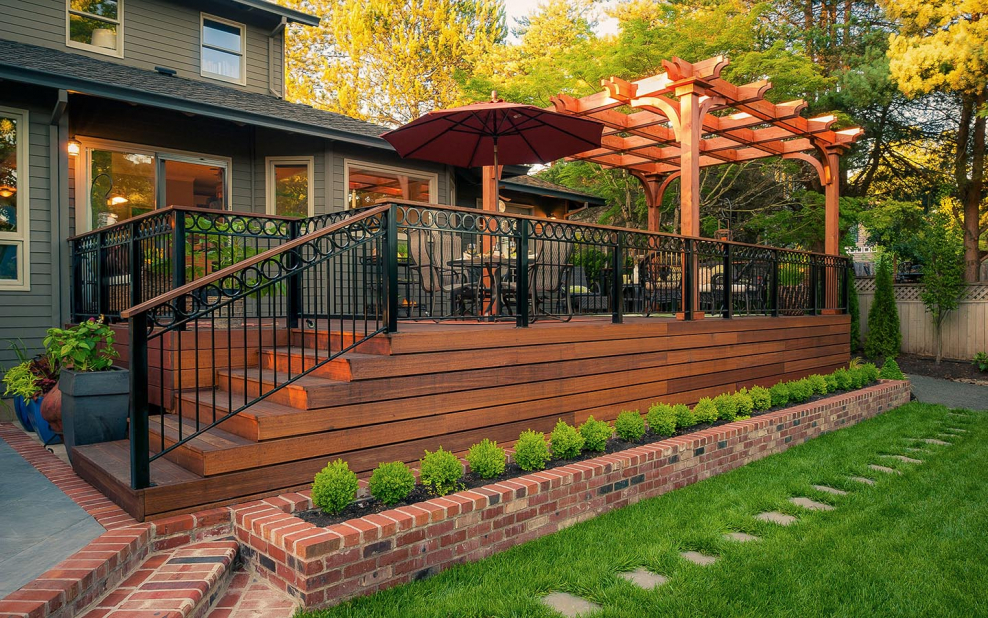 Крыльцо пергола