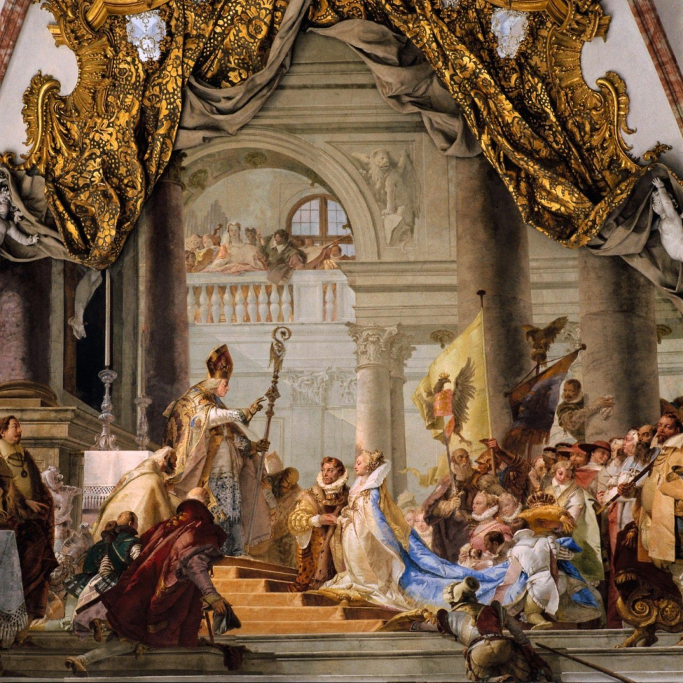 Джованни Баттиста Тьеполо «пир Клеопатры» 1750