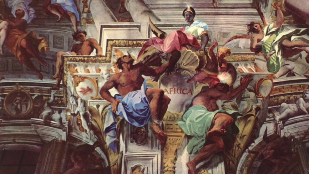 Фреска. Андреа дель Поццо. «Триумф Святого Игнатия», 1690