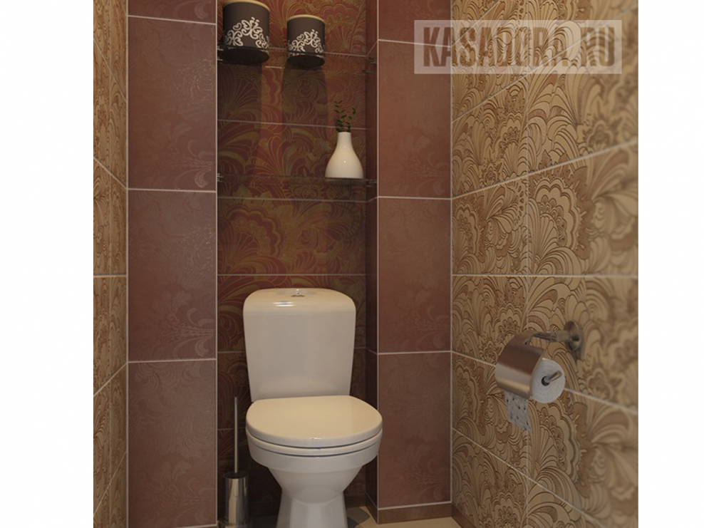 Современная отделка туалета