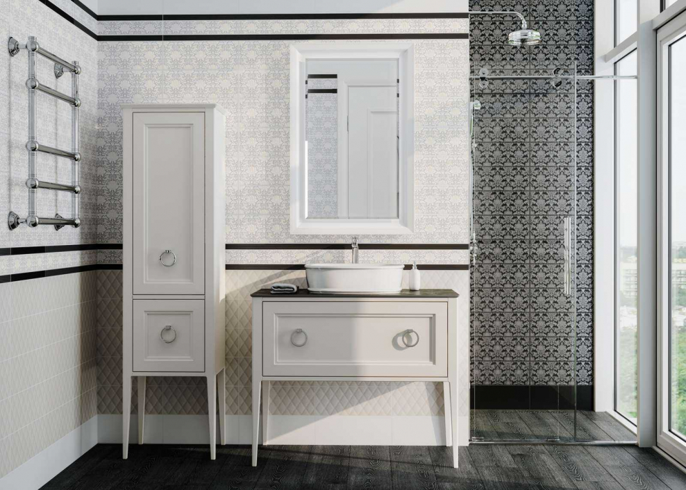 Pl.c.175WHT пенал Plaza Classic 175 см, цвет белый