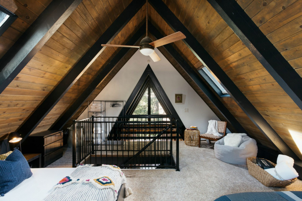 Дом шалаш спальня