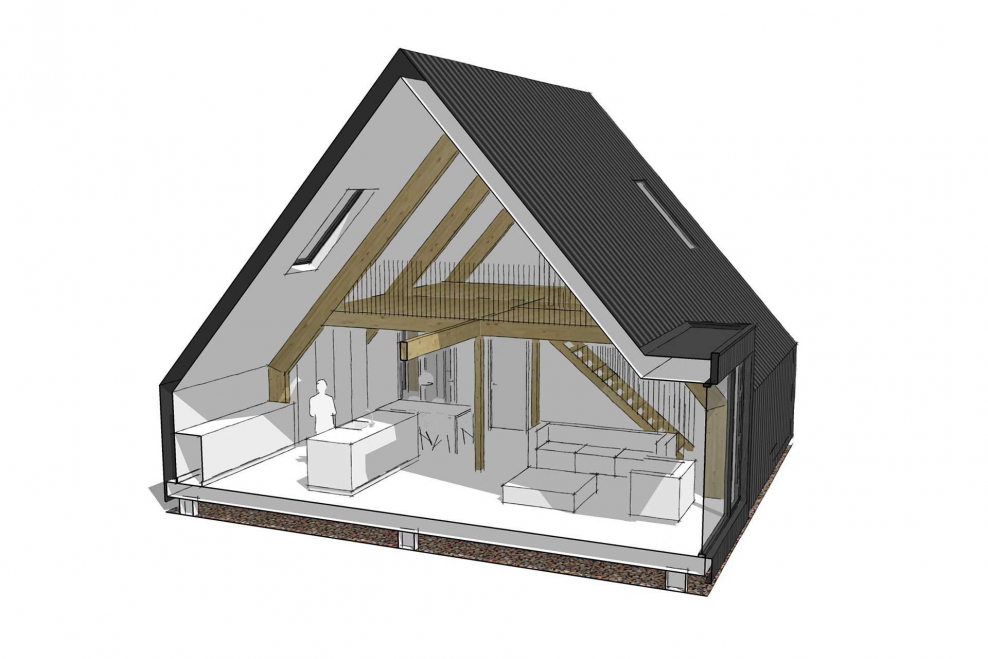 Купольный домокомплект - qd8h - 88 кв.м.
