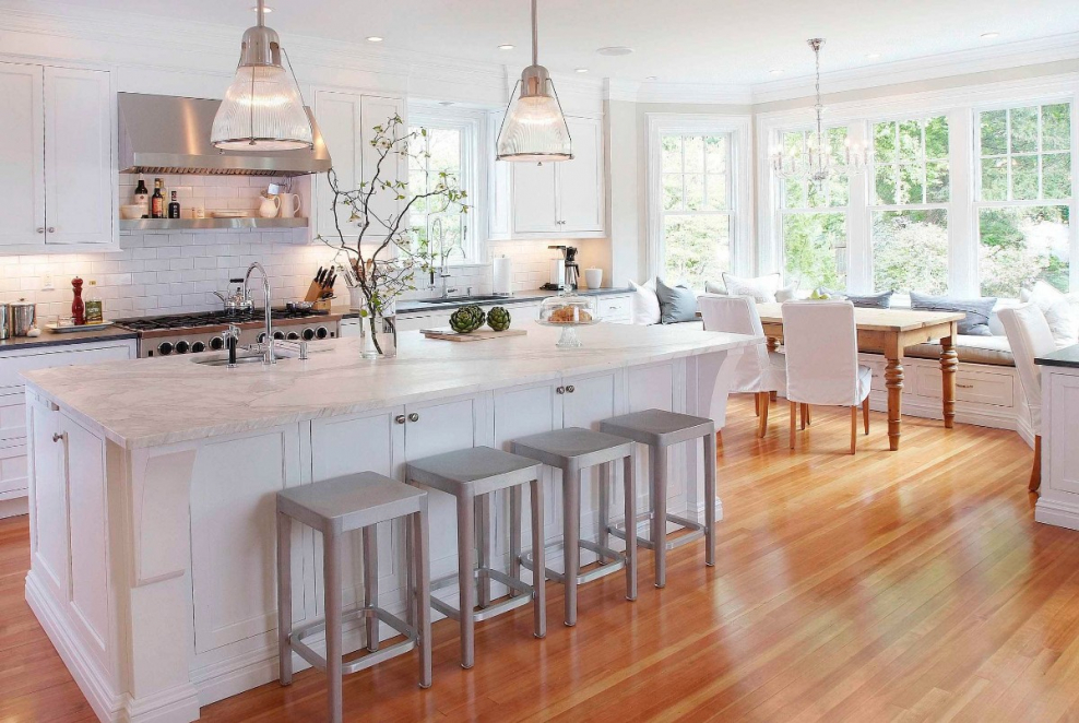 Американская кухня интерьер