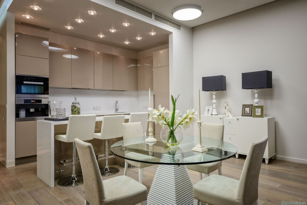 Обеденная зона на кухне