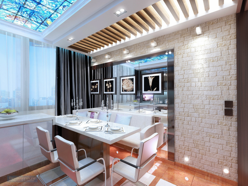 Денис Серов кухня гостиная