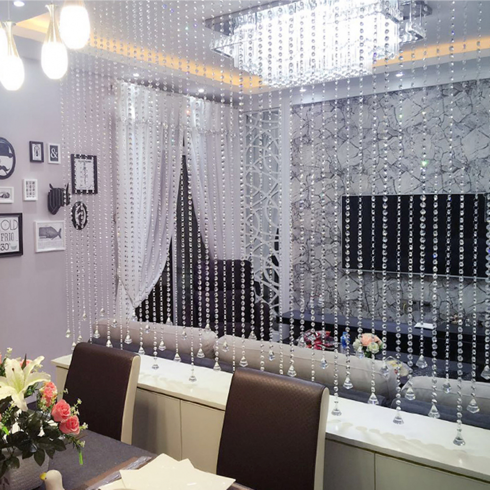 Хрустальные шторы для зонирования