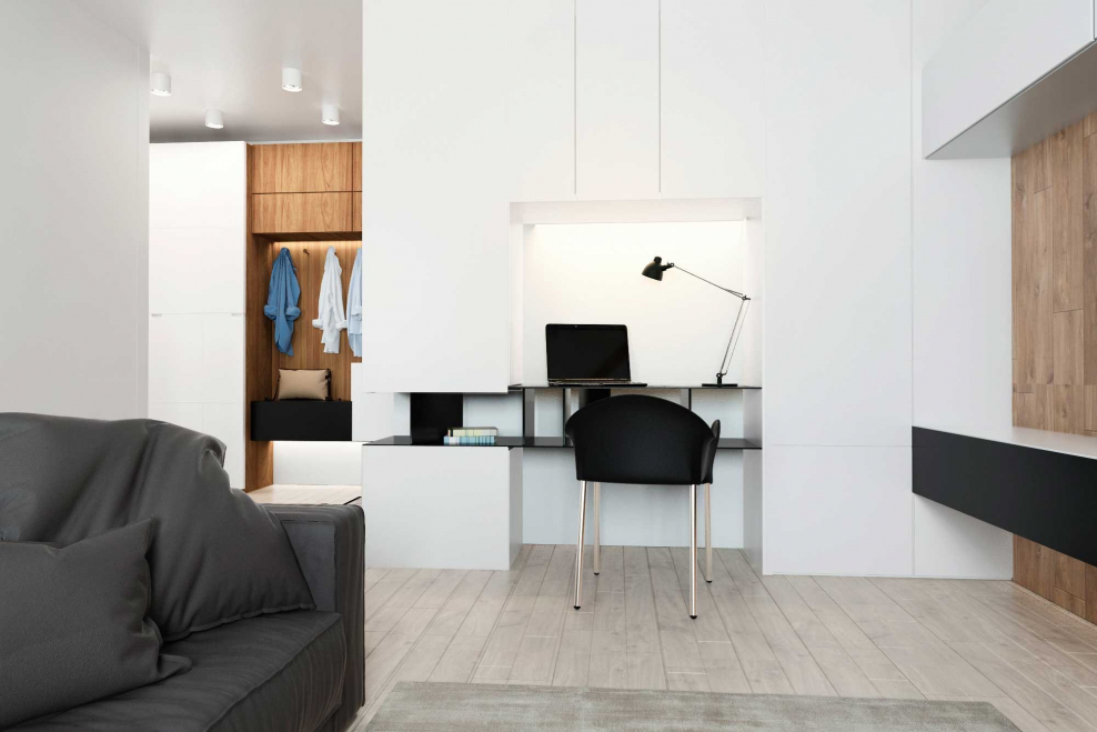 Студия в стиле Минимализм