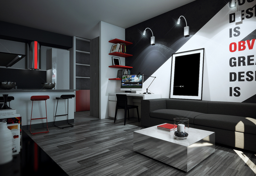 Студия в стиле Минимализм