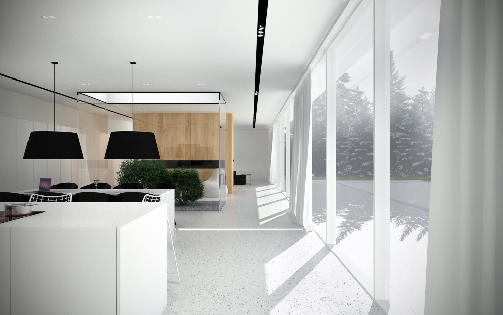 Офис в минималистическом стиле