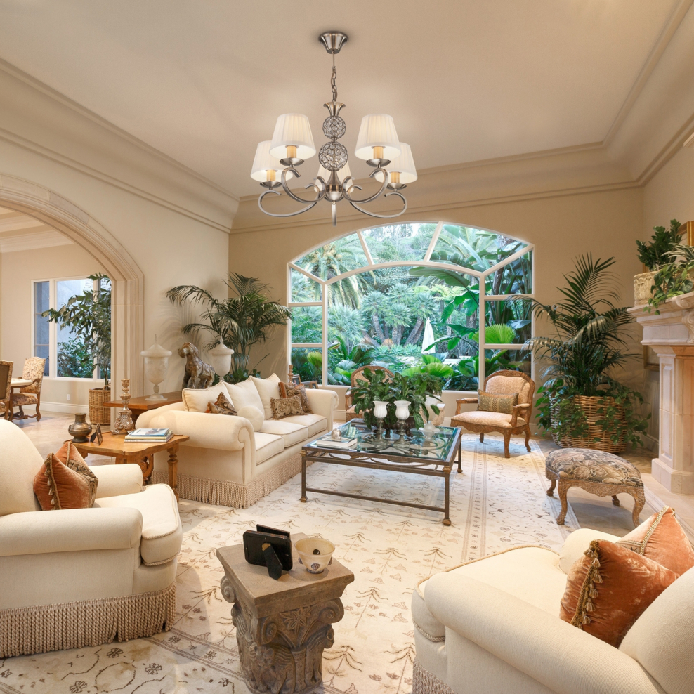 Люстра Евросвет 60089/5 античная бронза