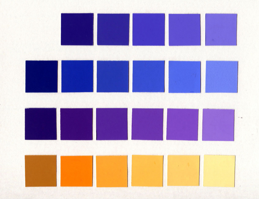 Цвет между синим и фиолетовым