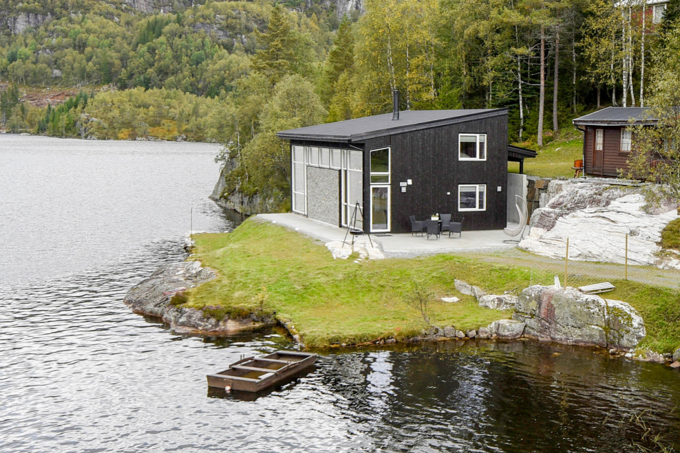 Норвежский домик для рыбалки