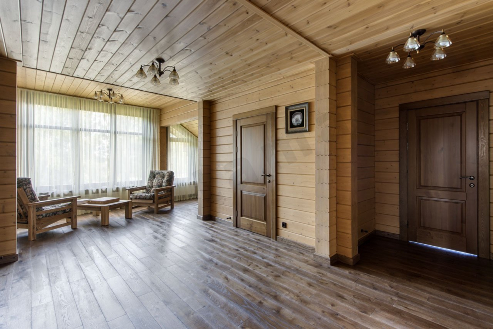 Дом из профилированного бруса интерьер