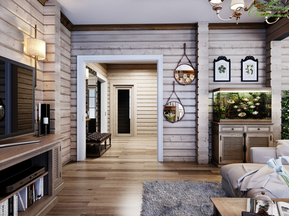 Вагонка в современном интерьере