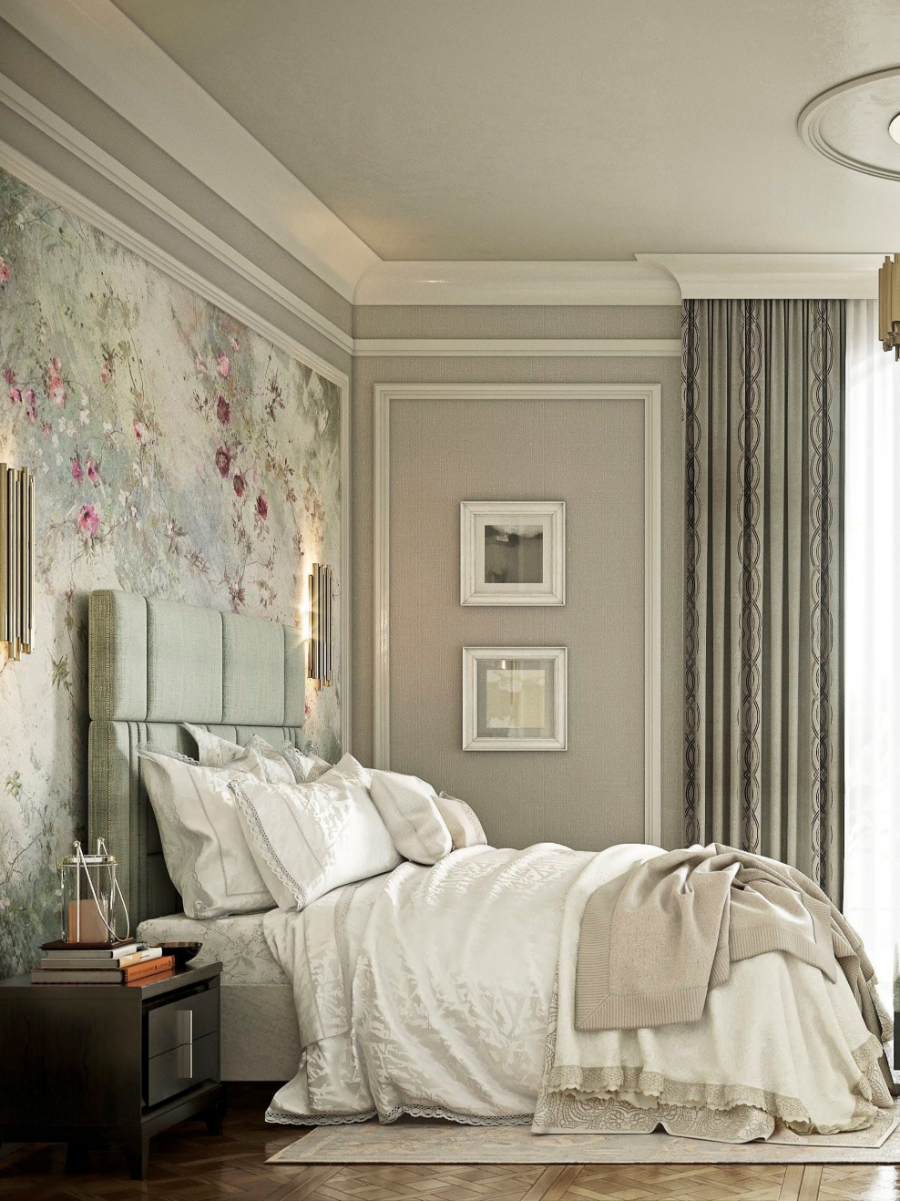 Спальня в стиле современной классики