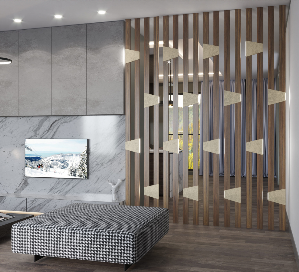 Интерьерные рейки