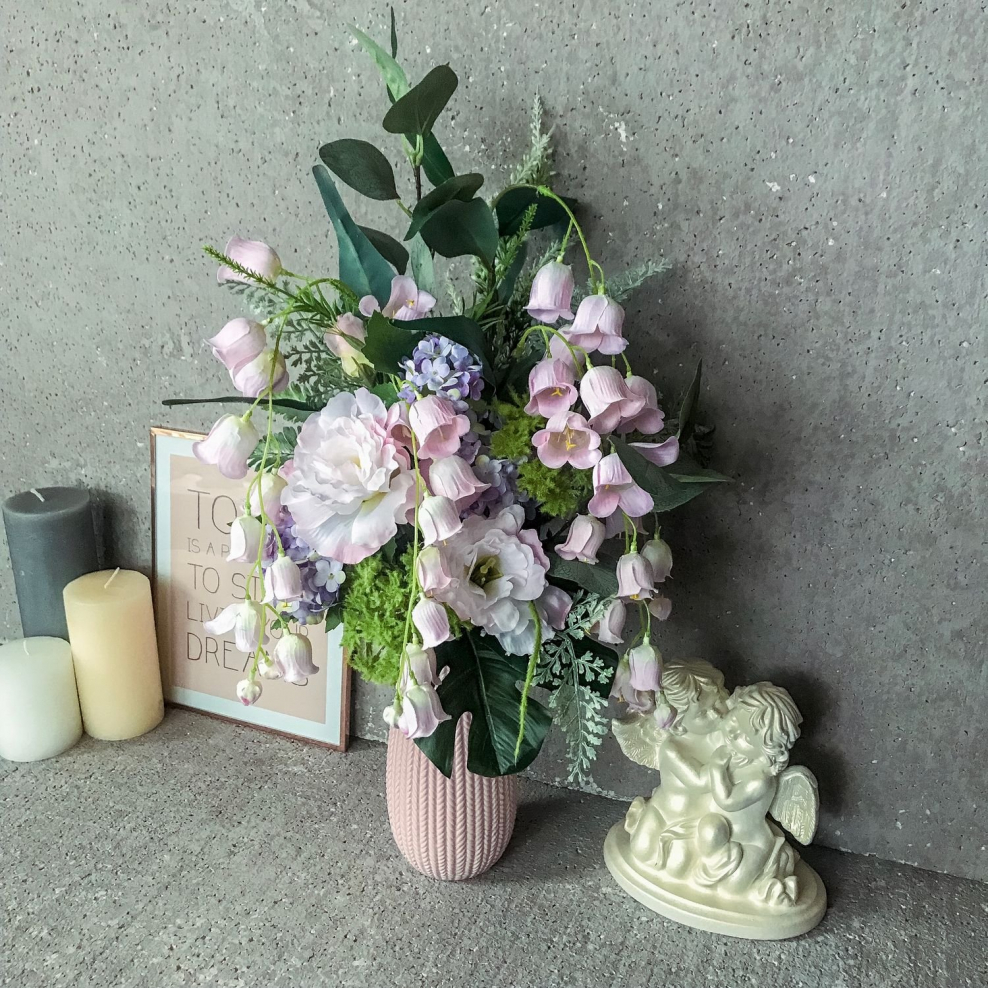 Летний букет из искусственных цветов