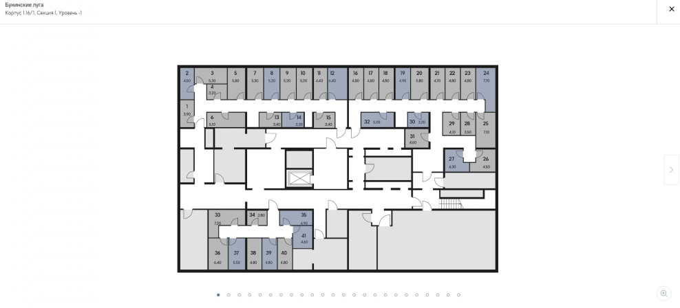Пик Бунинские Луга планировки