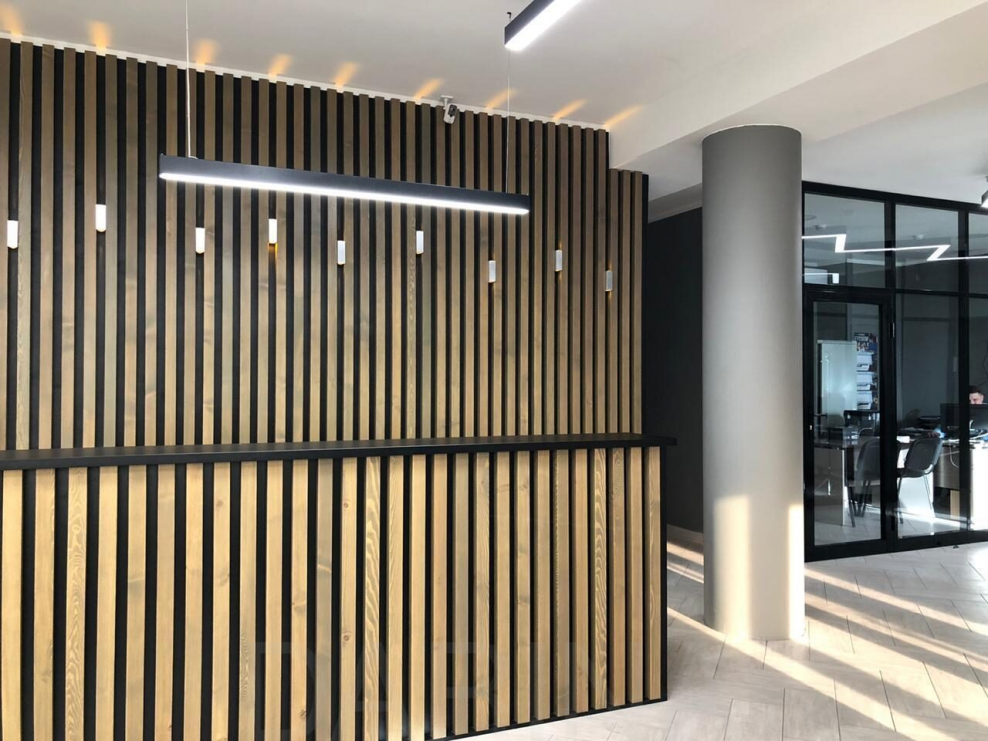 Рейки баффели из МДФ