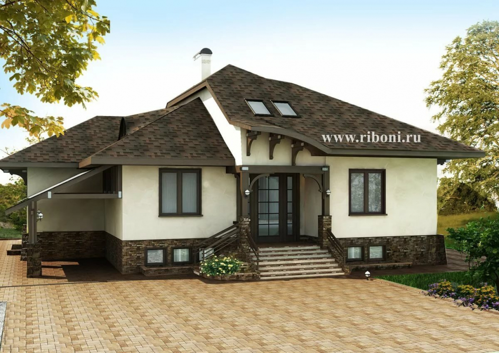 Фасад частного дома