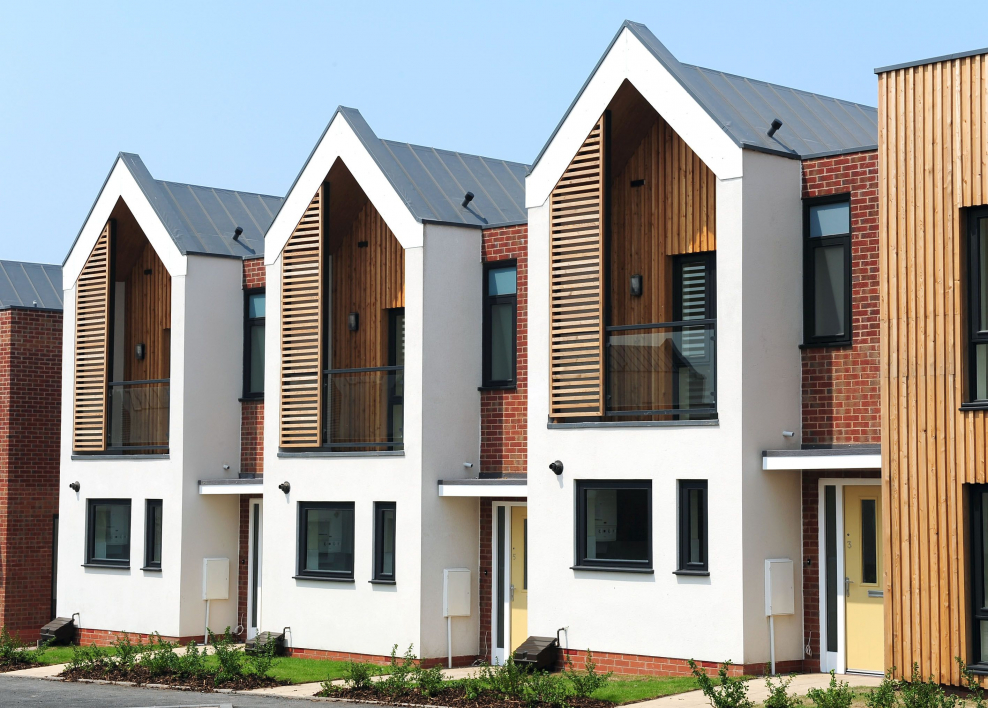 Фасады таунхаусов