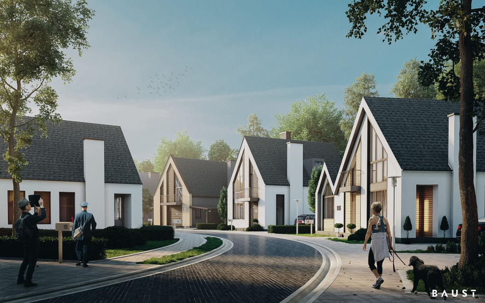 Современные коттеджные поселки в Европе