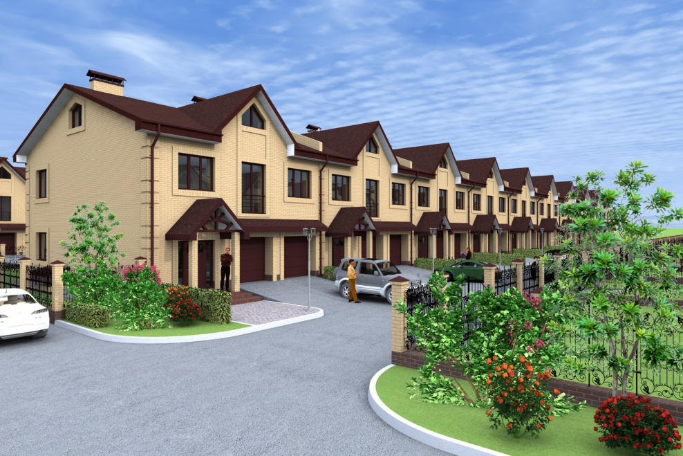 Сибирский квартал коттеджный поселок Омск таунхаус