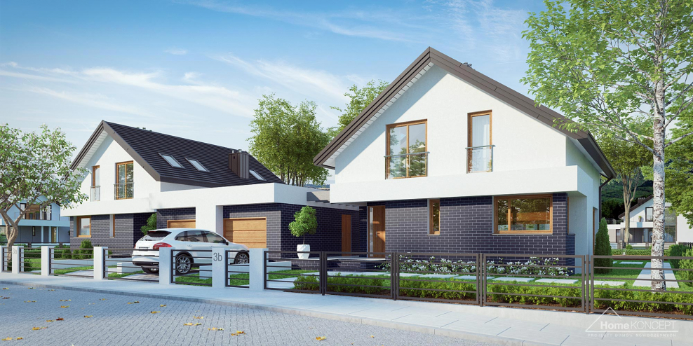 Двухэтажный таунхаус с гаражом