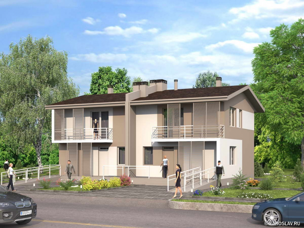 Блокированные жилые дома