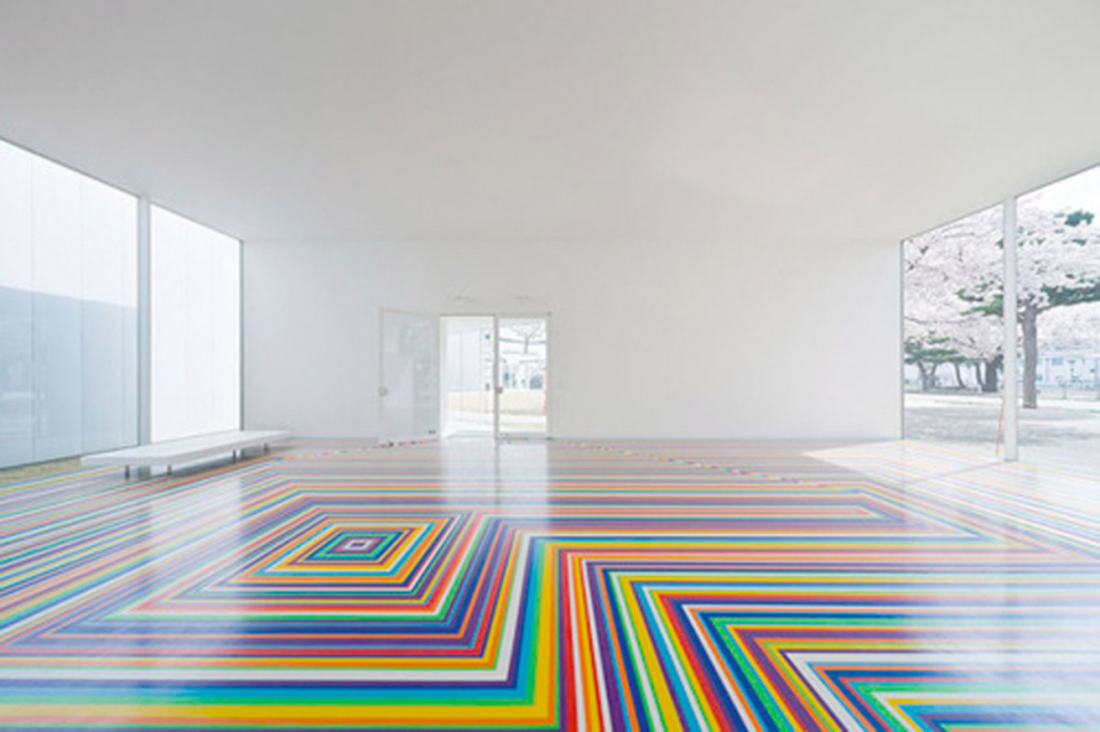 Разноцветные полимерные полы