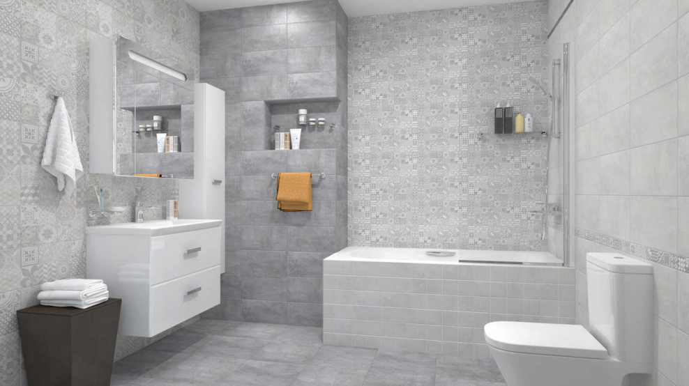 Плитка Bastion серый