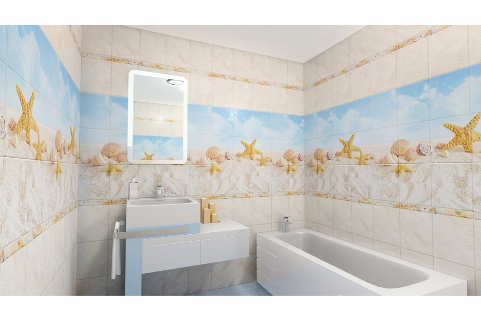 Панель ПВХ unique песчаный пляж