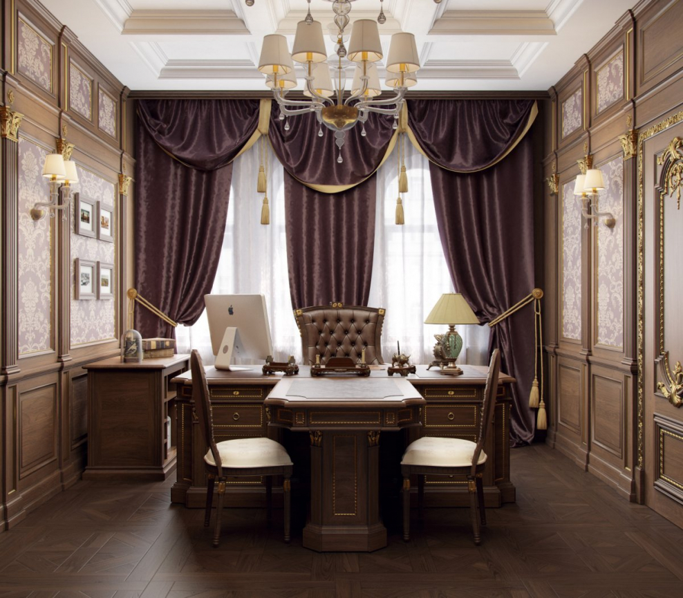 Красивый интерьер кабинета