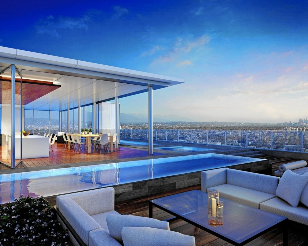 Пентхаус в Лос Анджелесе с бассейном