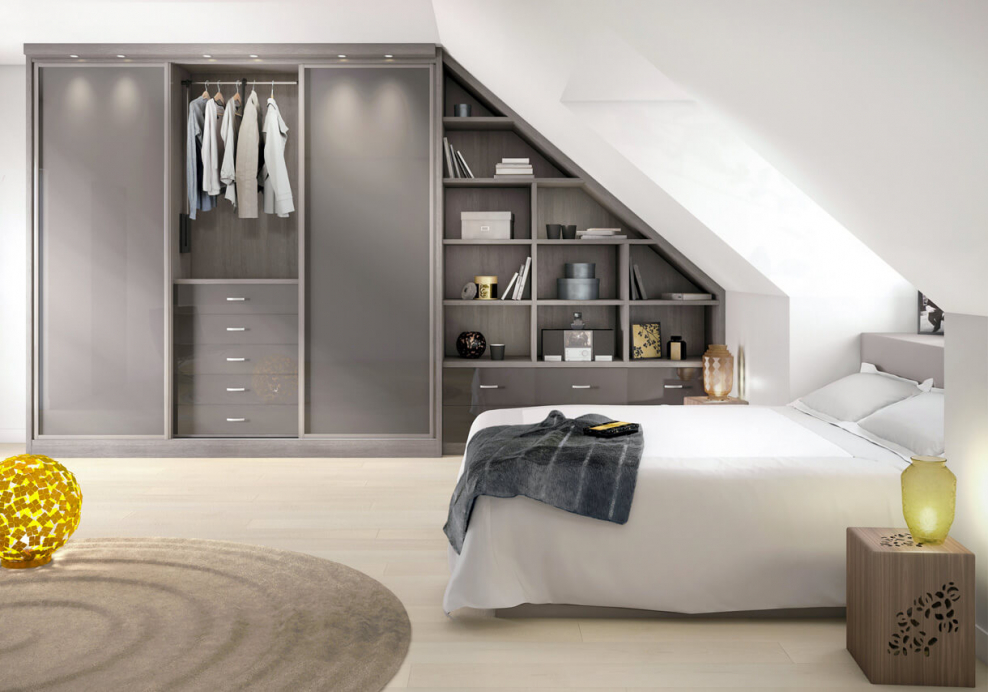 Шкаф на мансарде