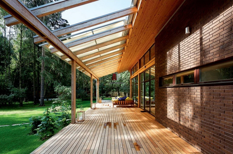 Патио в стиле лофт