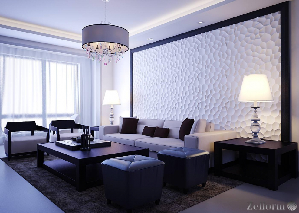 Гипсовая 3d панель "Stahl"