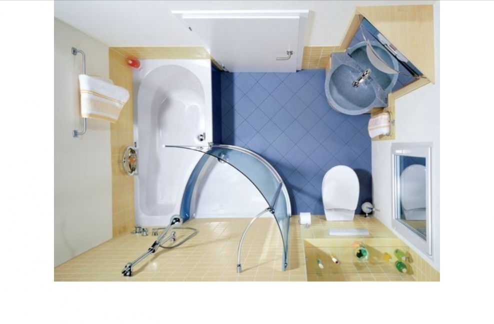 Планировка санузла 180 на 180