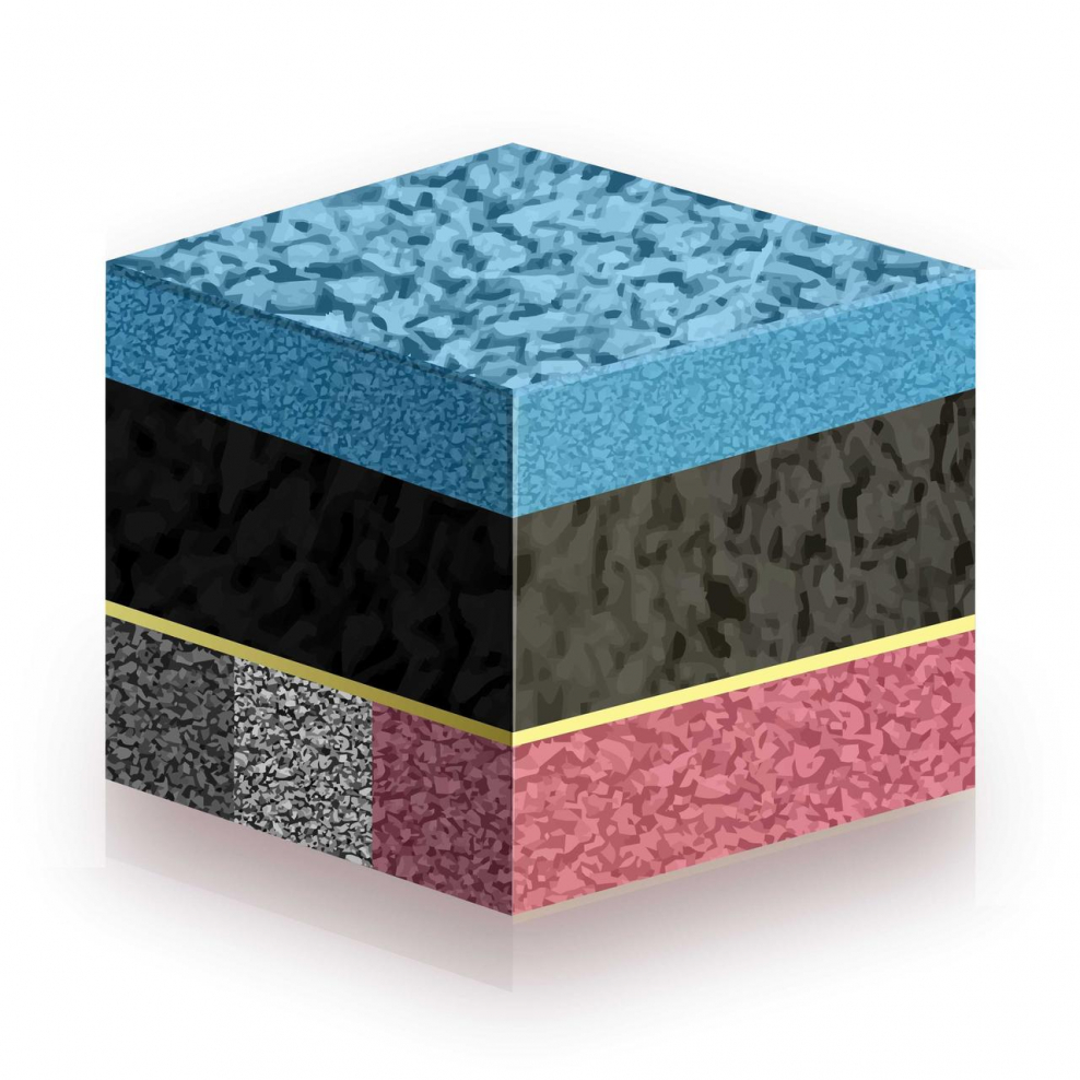 Бесшовное резиновое покрытие "Торнадо Практик"