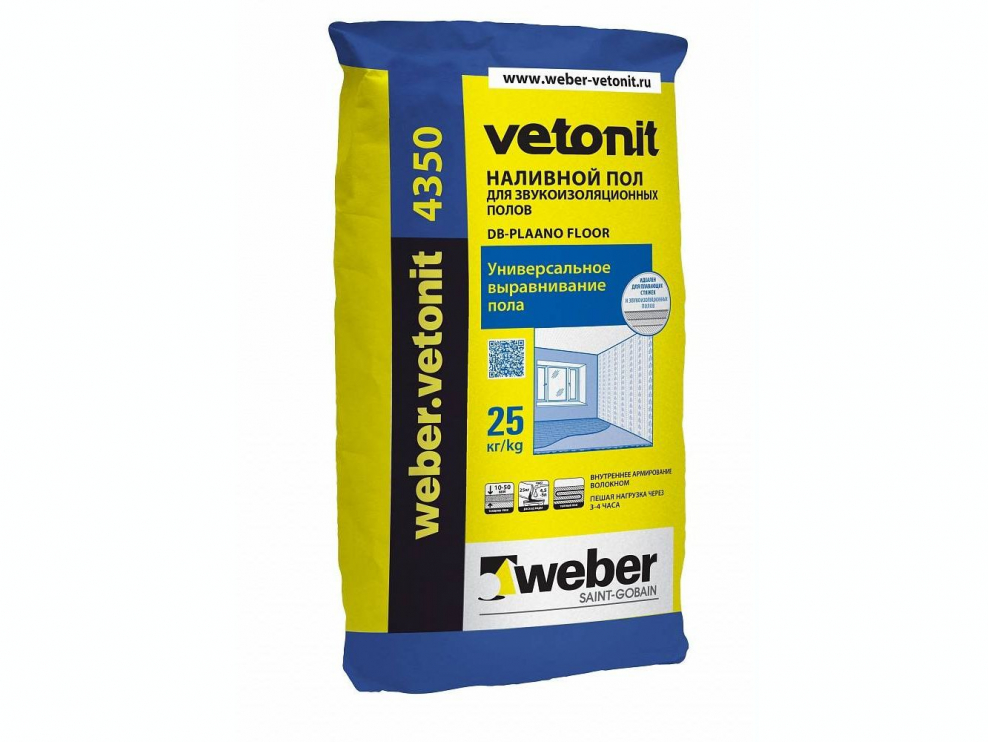 Наливной пол Weber Vetonit 4100