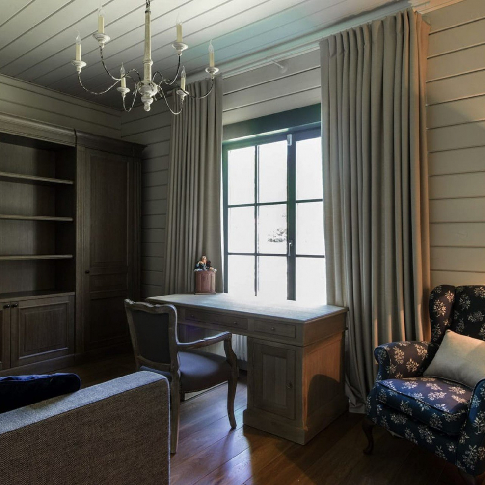 Имитация бруса в интерьере