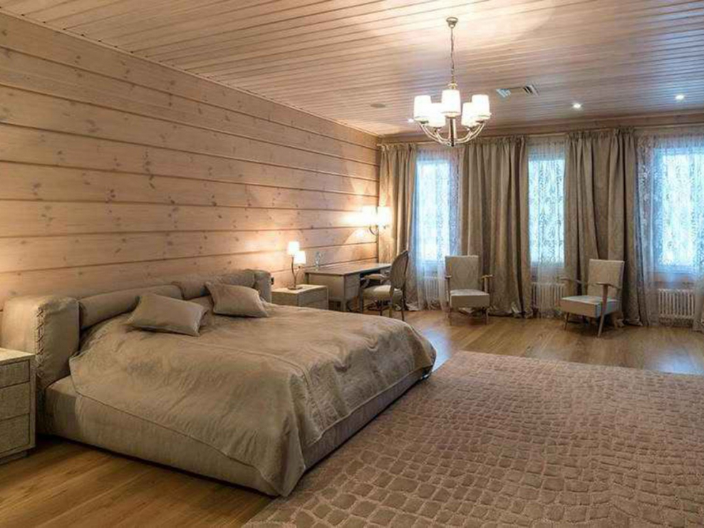 Имитация бруса в интерьере