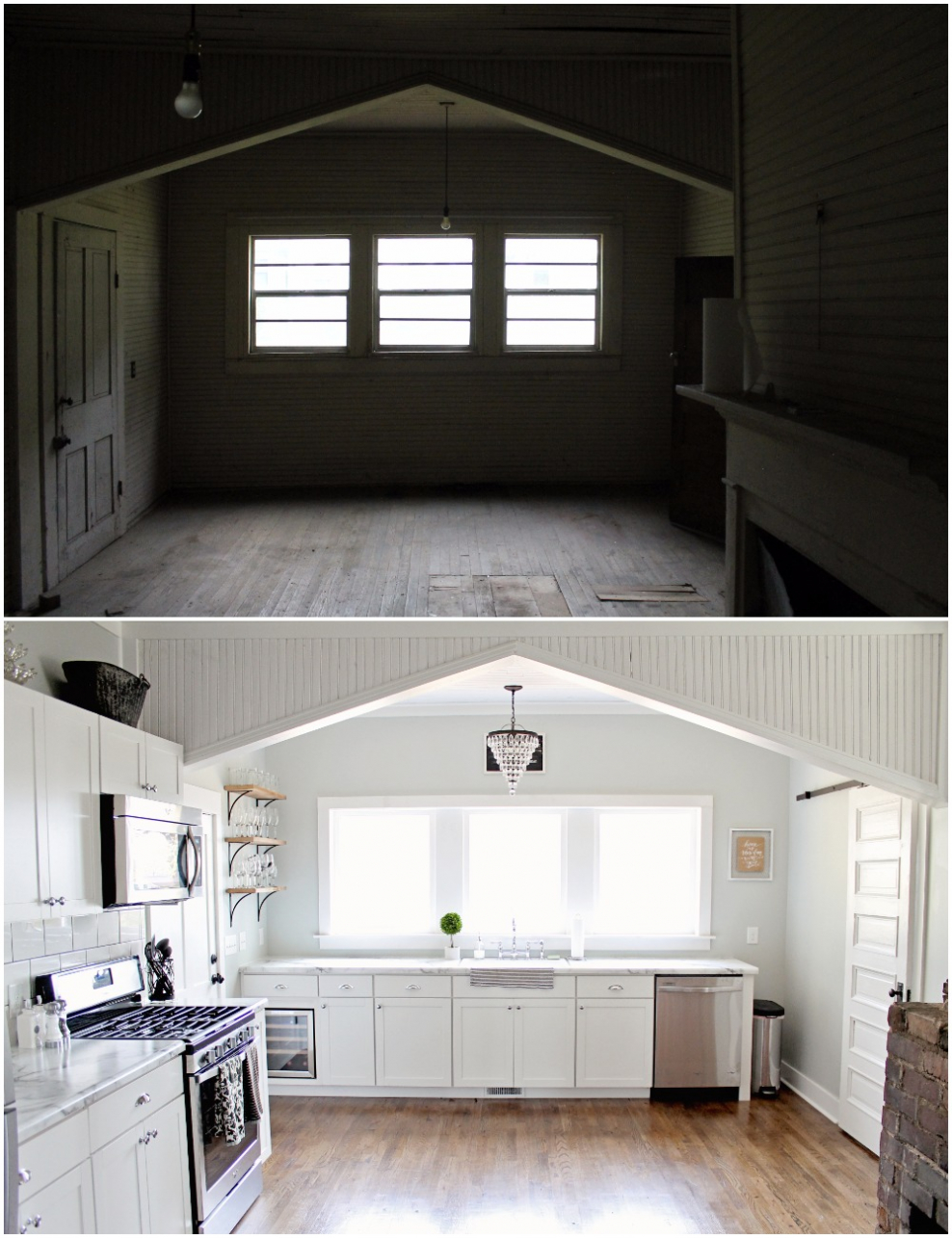 Комната до и после