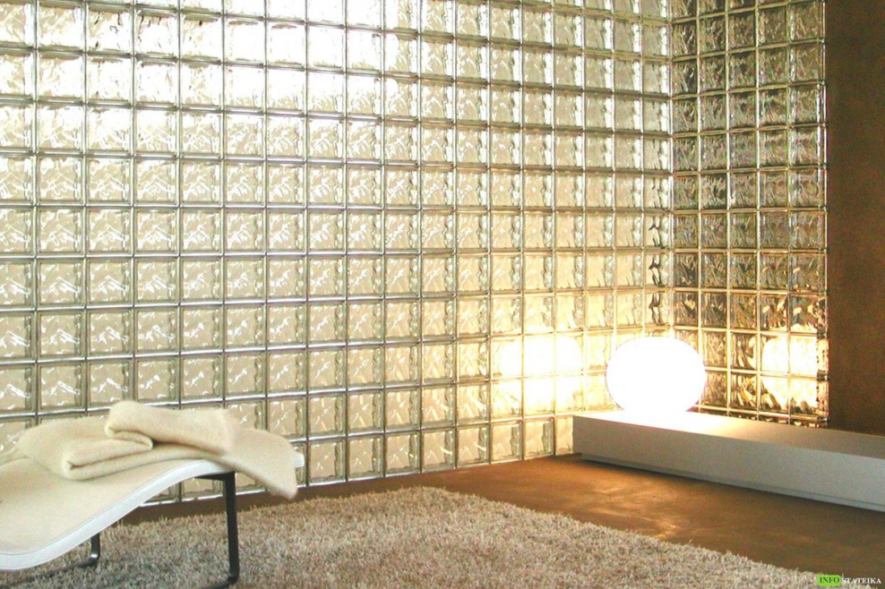 Стеклоблоки в интерьере